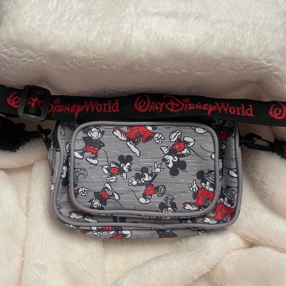 Disney Handbags - World Disney crossbody convertible Fanny pack Mickey